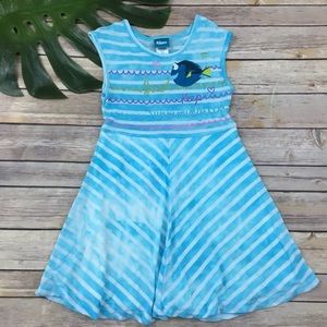 Finding Dory blue striped girls dress